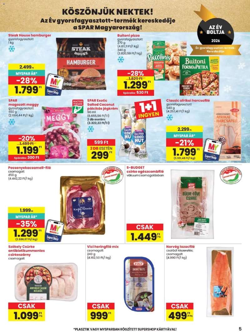 Spar Spar akciós újság 5 oldal