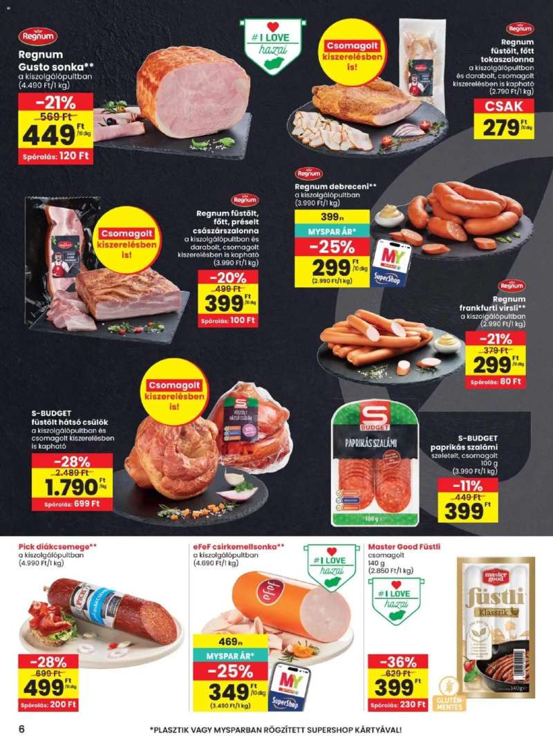 Spar Spar akciós újság 6 oldal