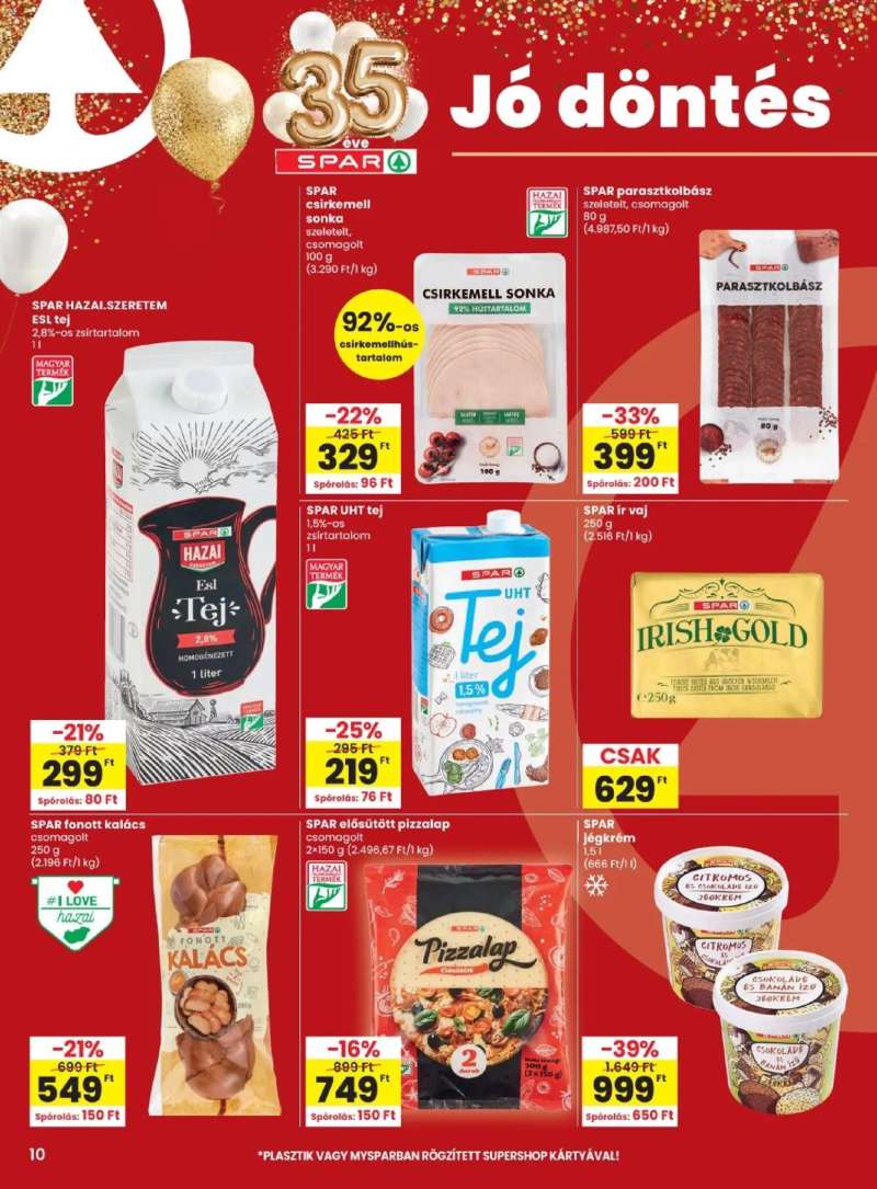 Spar Spar akciós újság 10 oldal
