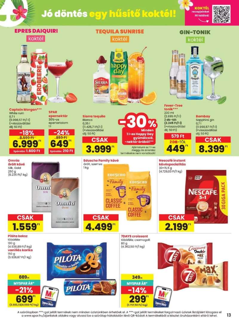Spar Spar akciós újság 13 oldal