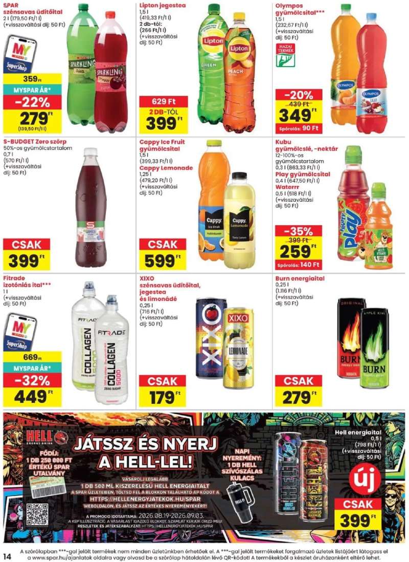 Spar Spar akciós újság 14 oldal