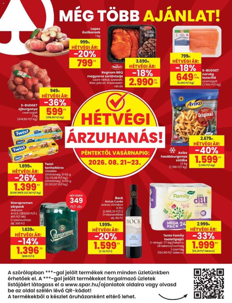 Spar Spar akciós újság 20 oldal