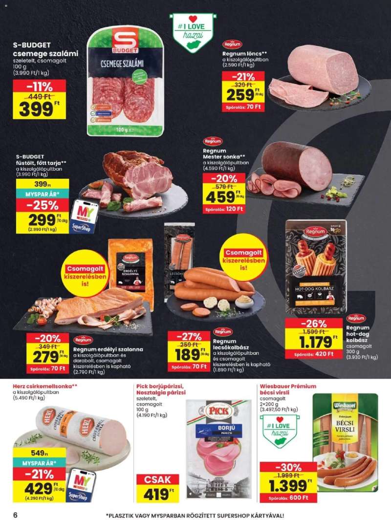 Spar Spar akciós újság 6 oldal
