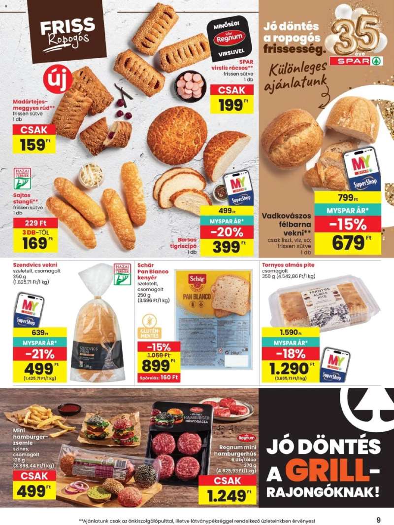 Spar Spar akciós újság 9 oldal