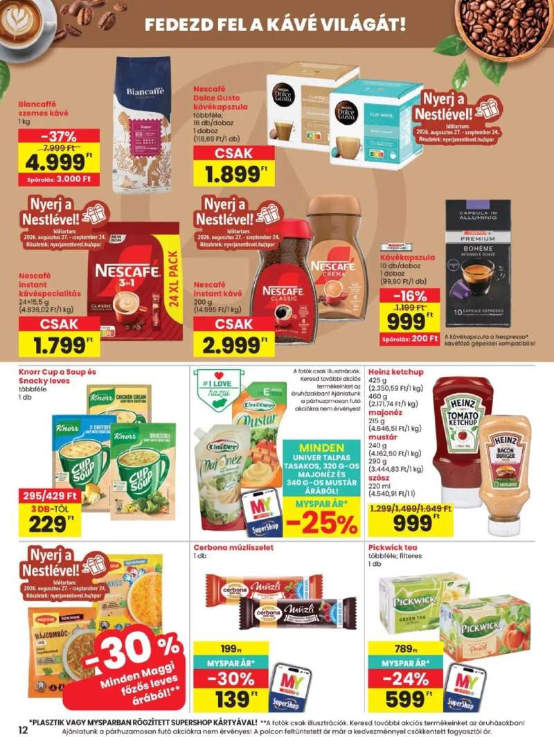 Spar Spar akciós újság 12 oldal