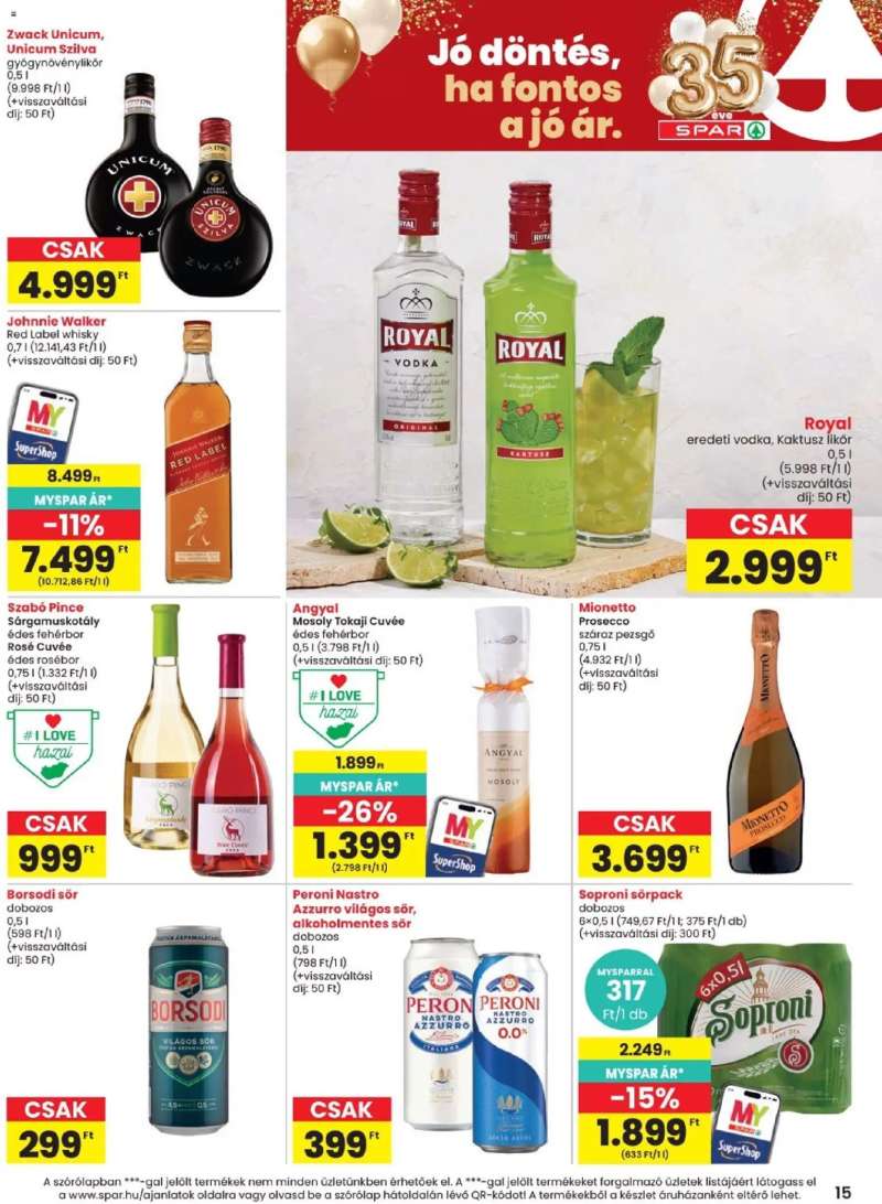 Spar Spar akciós újság 15 oldal