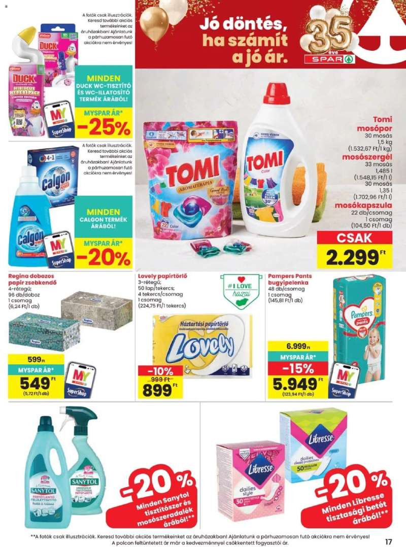Spar Spar akciós újság 17 oldal