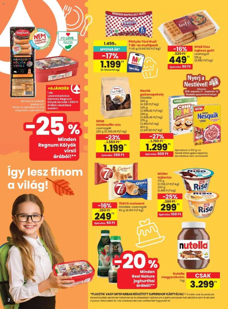 Spar Spar akciós újság 2 oldal
