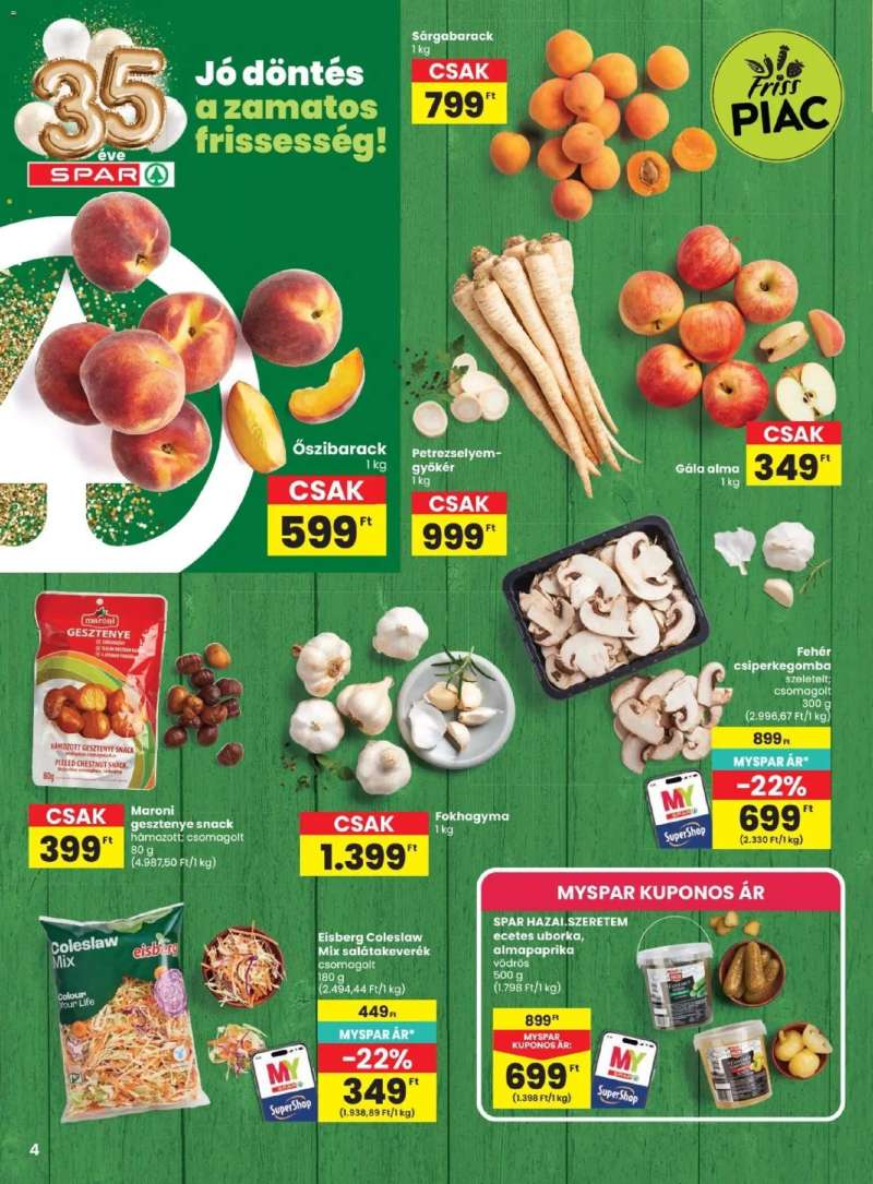 Spar Spar akciós újság 4 oldal