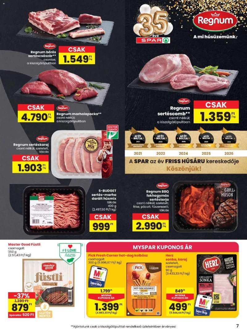 Spar Spar akciós újság 7 oldal