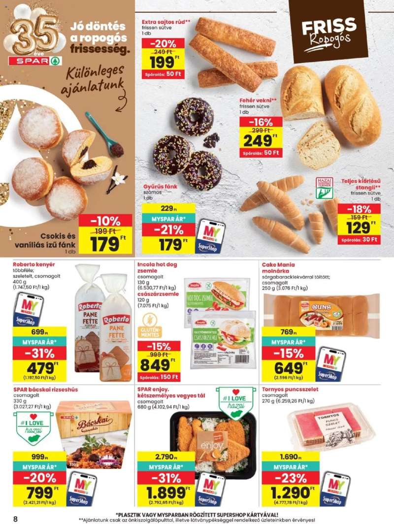 Spar Spar akciós újság 8 oldal