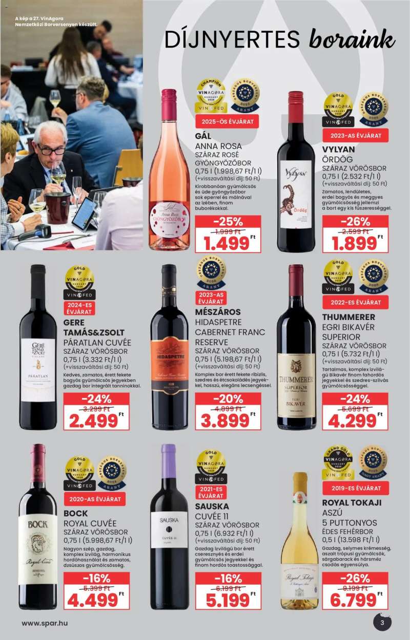 Spar Spar BOR ősz katalógus 3 oldal