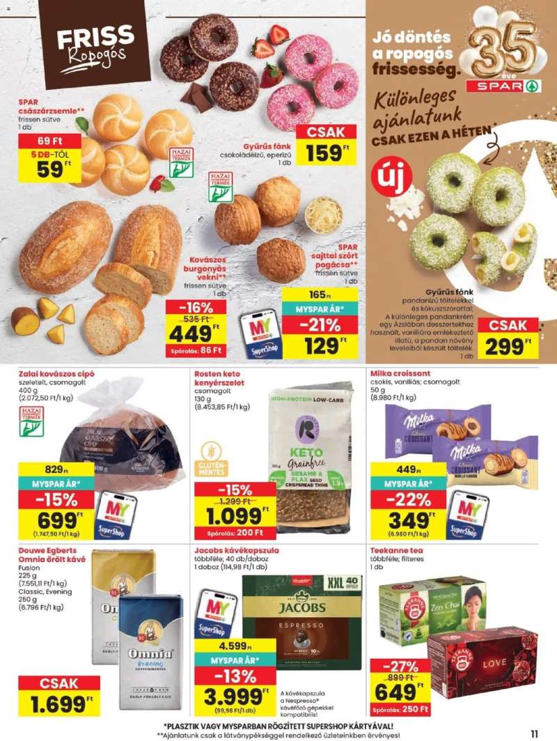 Spar Spar akciós újság 11 oldal