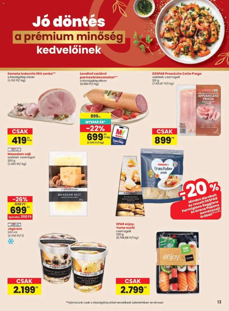 Spar Spar akciós újság 13 oldal