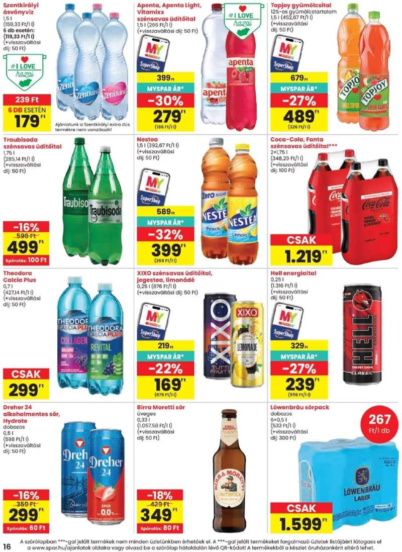 Spar Spar akciós újság 16 oldal