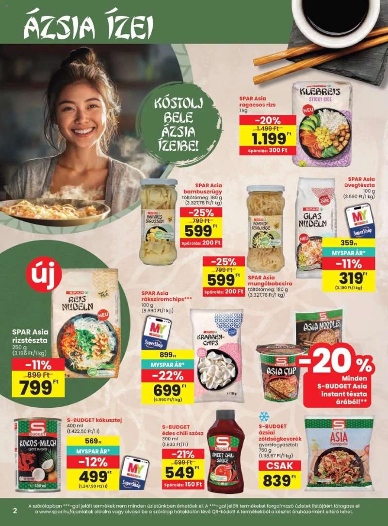 Spar Spar akciós újság 2 oldal