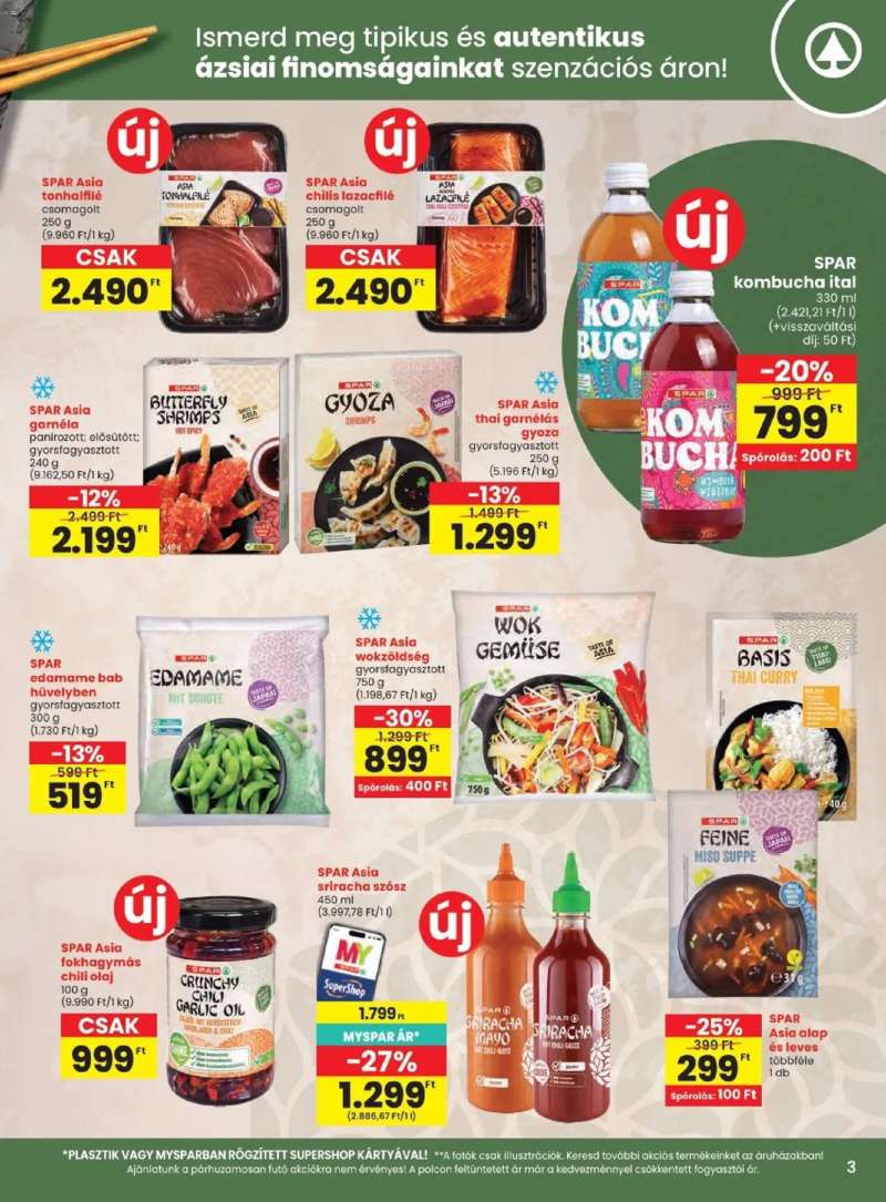 Spar Spar akciós újság 3 oldal