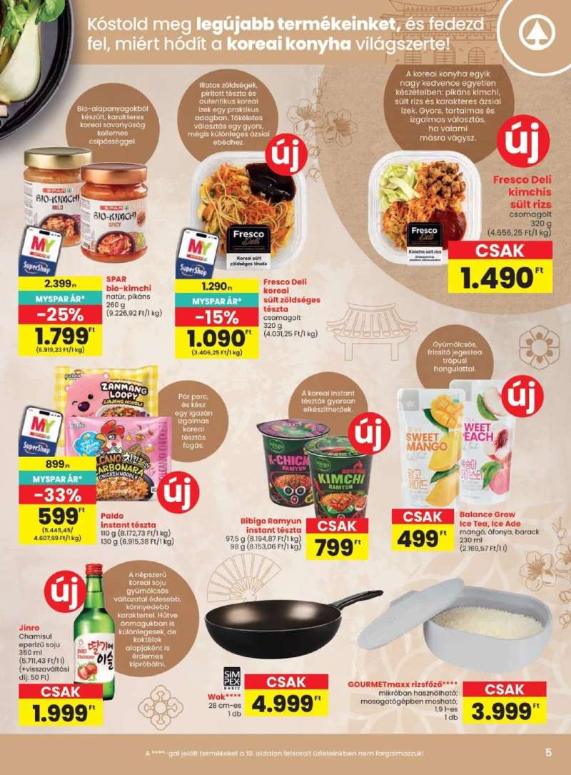Spar Spar akciós újság 5 oldal