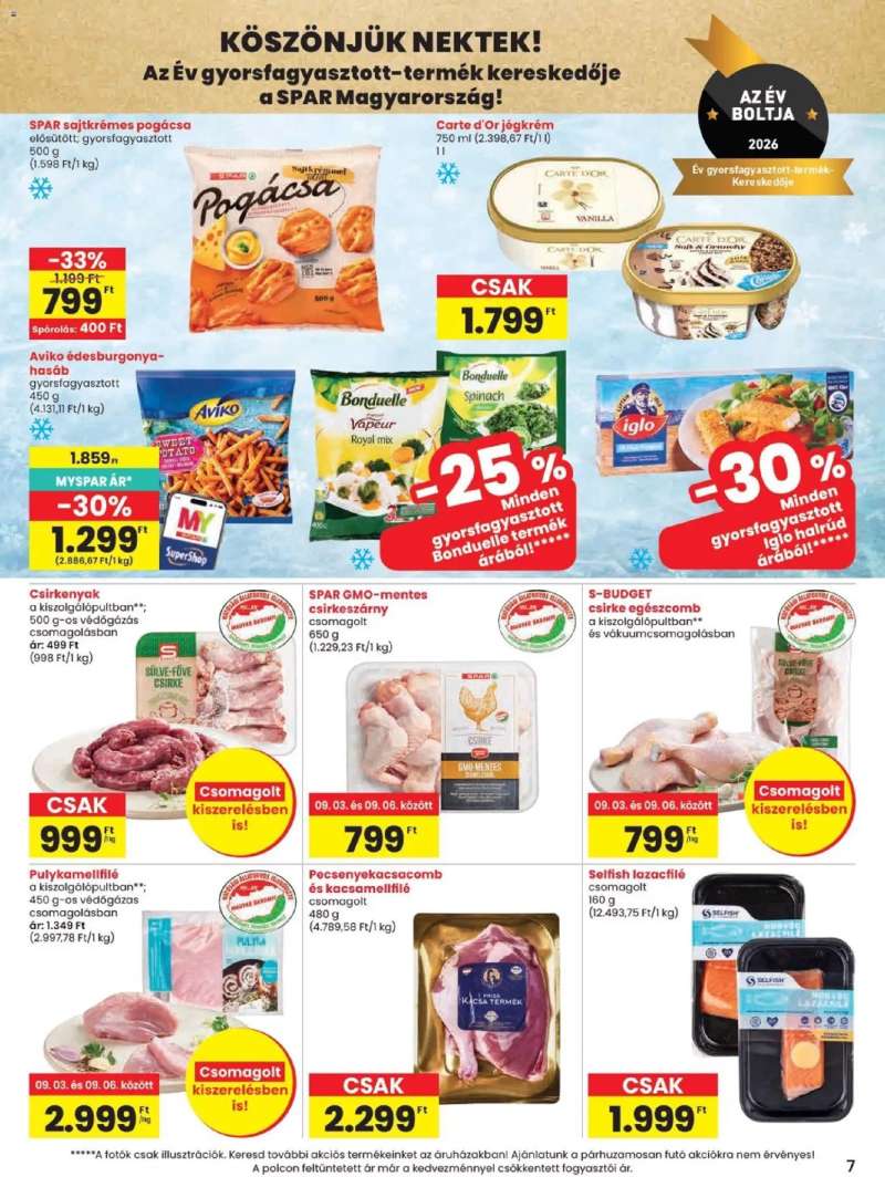 Spar Spar akciós újság 7 oldal