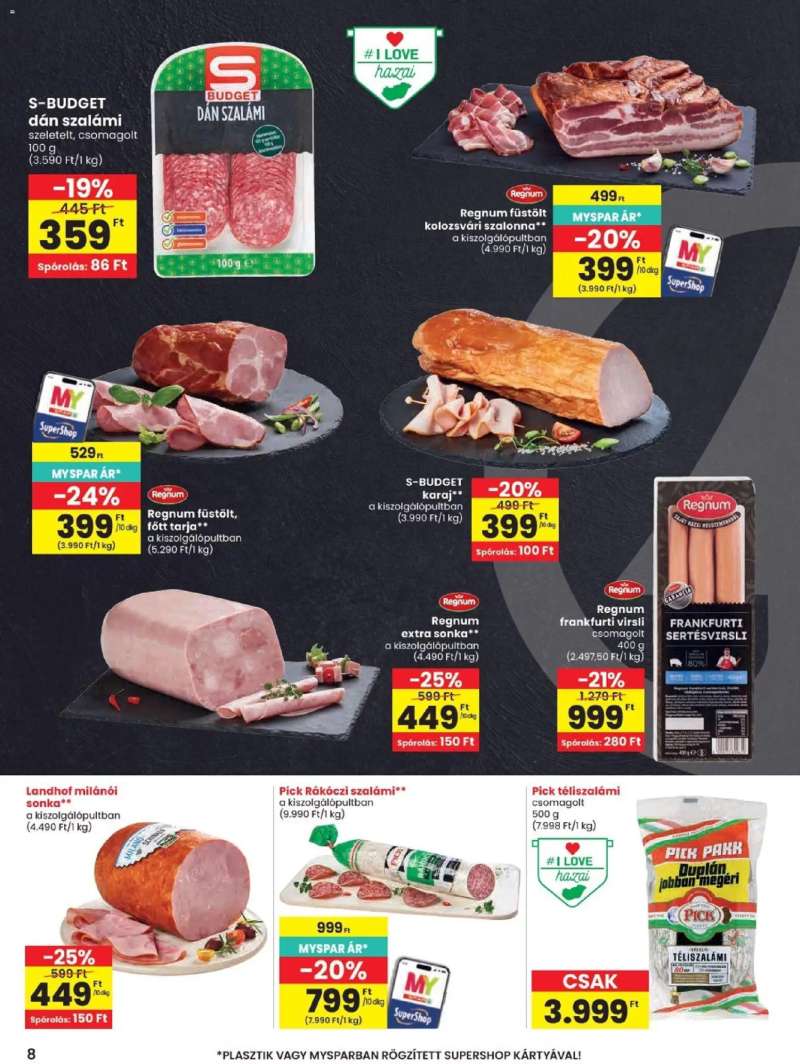 Spar Spar akciós újság 8 oldal