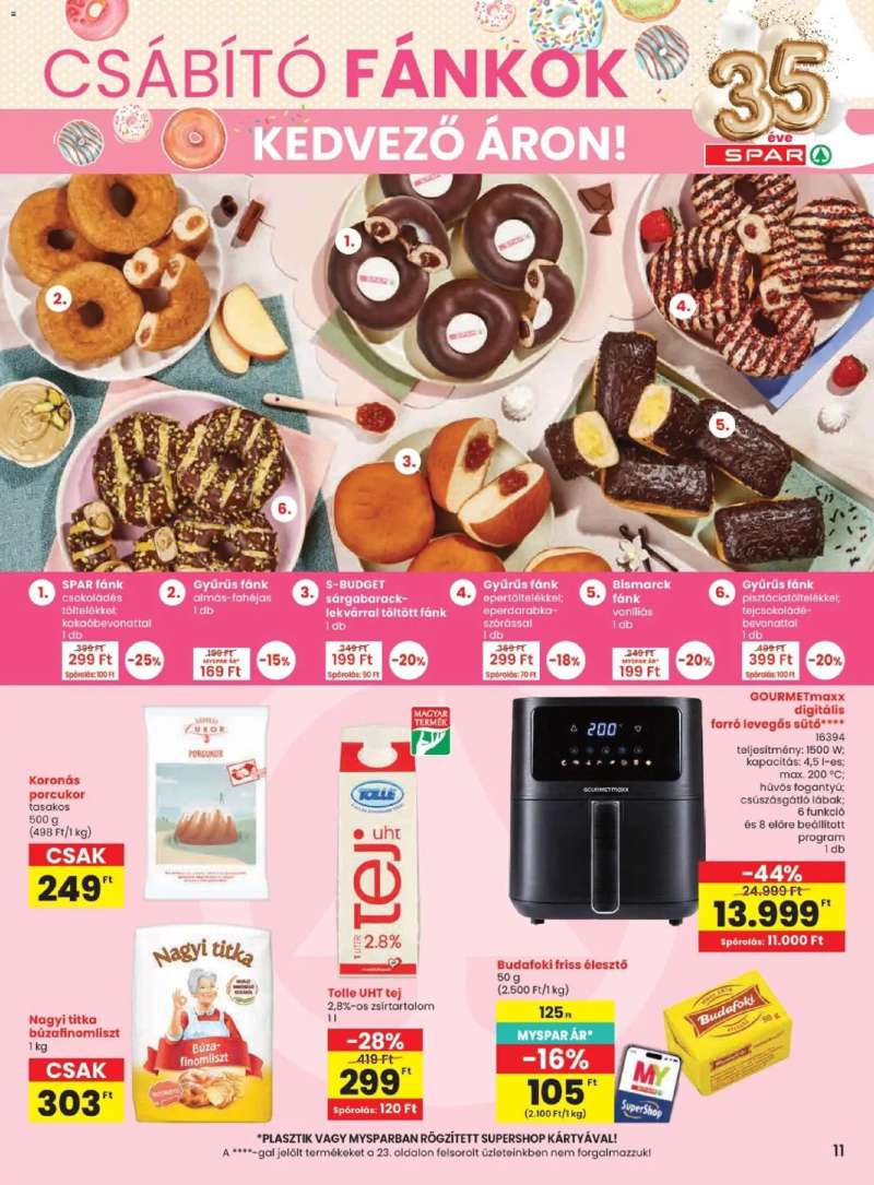 Spar Spar akciós újság 11 oldal