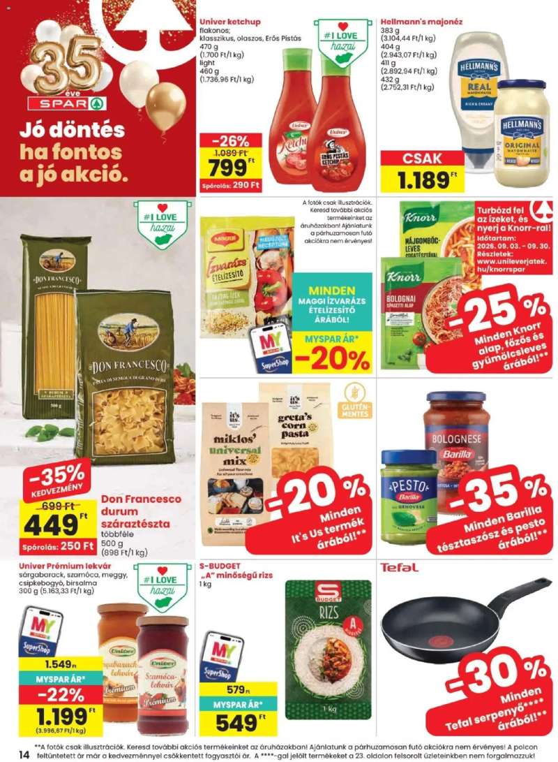 Spar Spar akciós újság 14 oldal