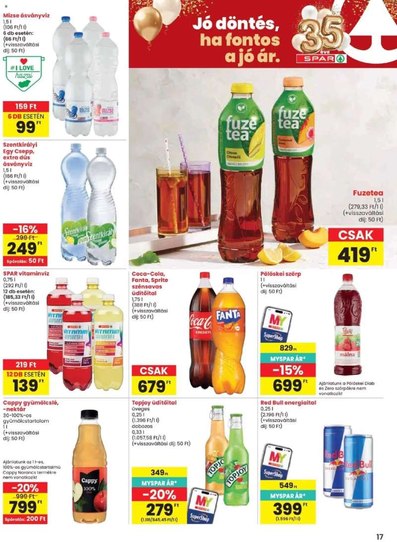 Spar Spar akciós újság 17 oldal