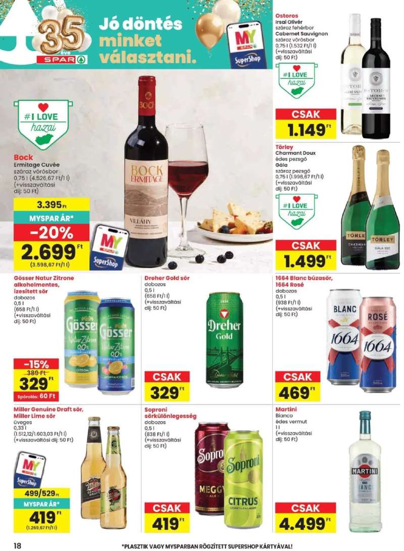 Spar Spar akciós újság 18 oldal