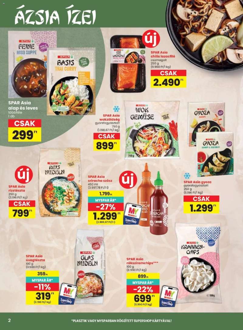 Spar Spar akciós újság 2 oldal
