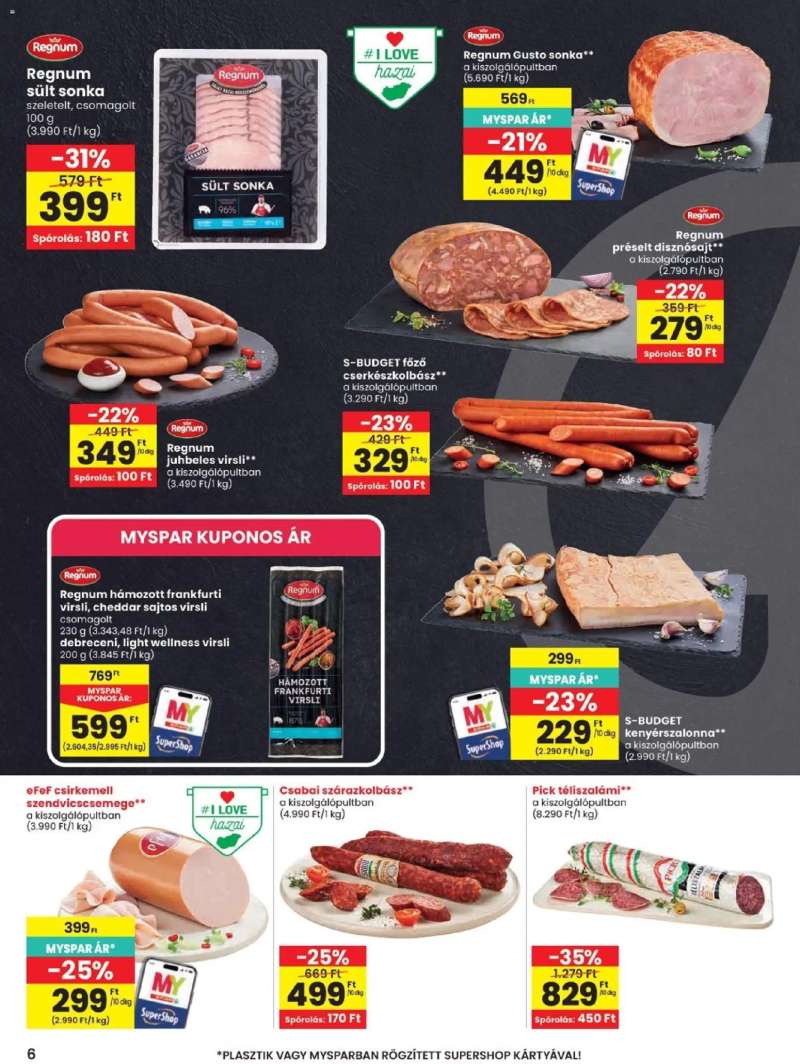 Spar Spar akciós újság 6 oldal