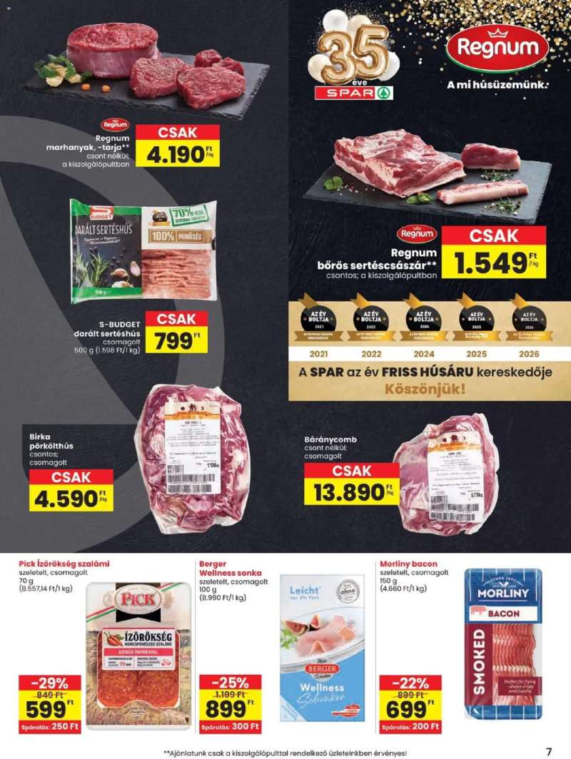Spar Spar akciós újság 7 oldal
