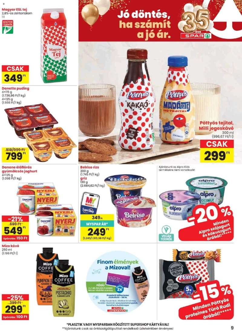 Spar Spar akciós újság 9 oldal