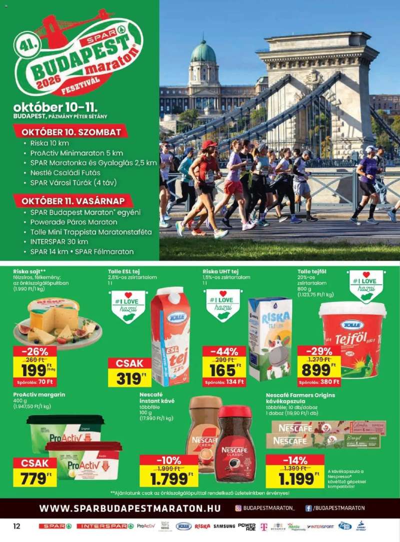 Spar Spar akciós újság 12 oldal