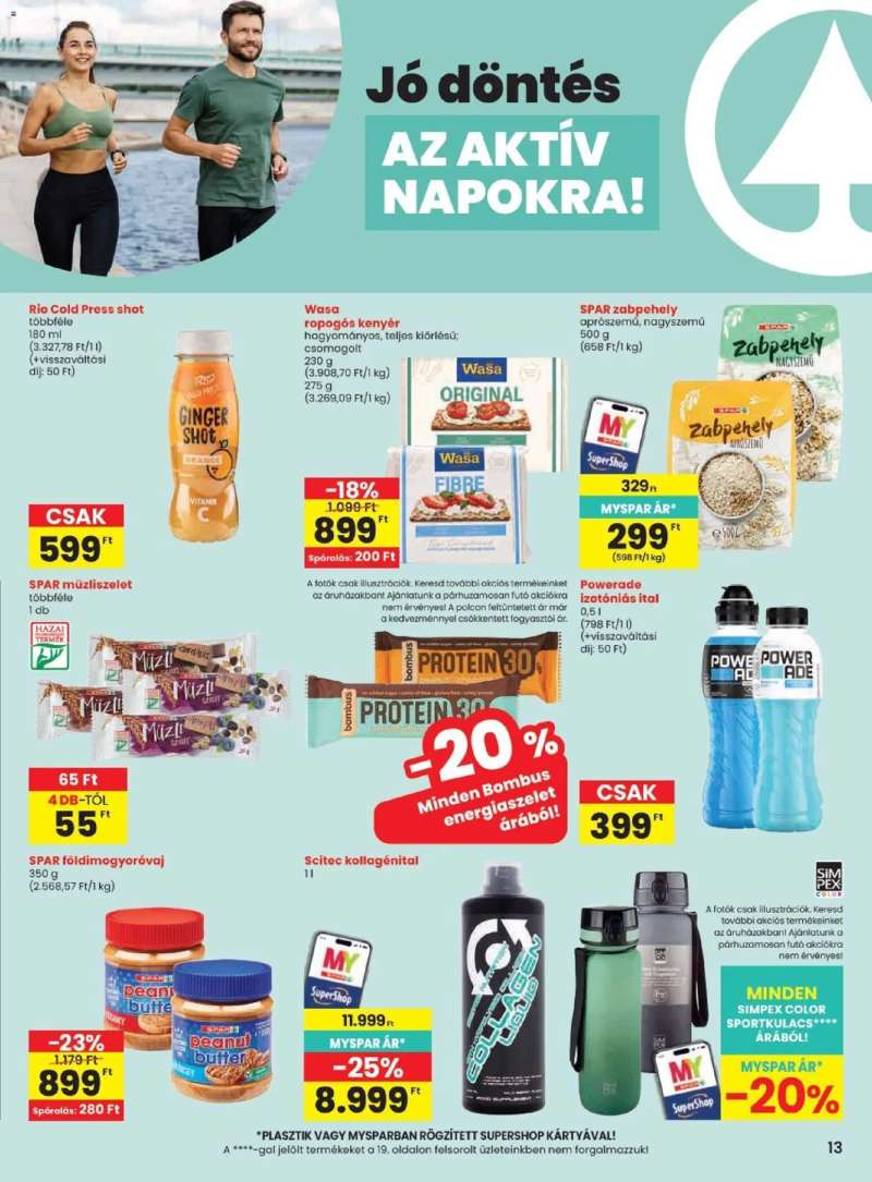 Spar Spar akciós újság 13 oldal