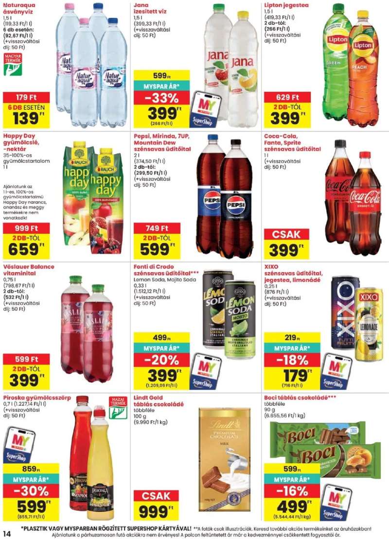 Spar Spar akciós újság 14 oldal
