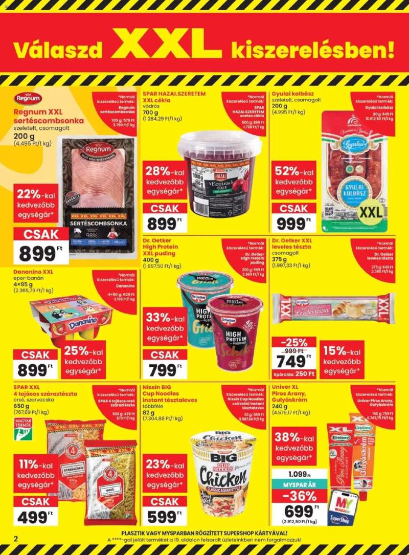 Spar Spar akciós újság 2 oldal