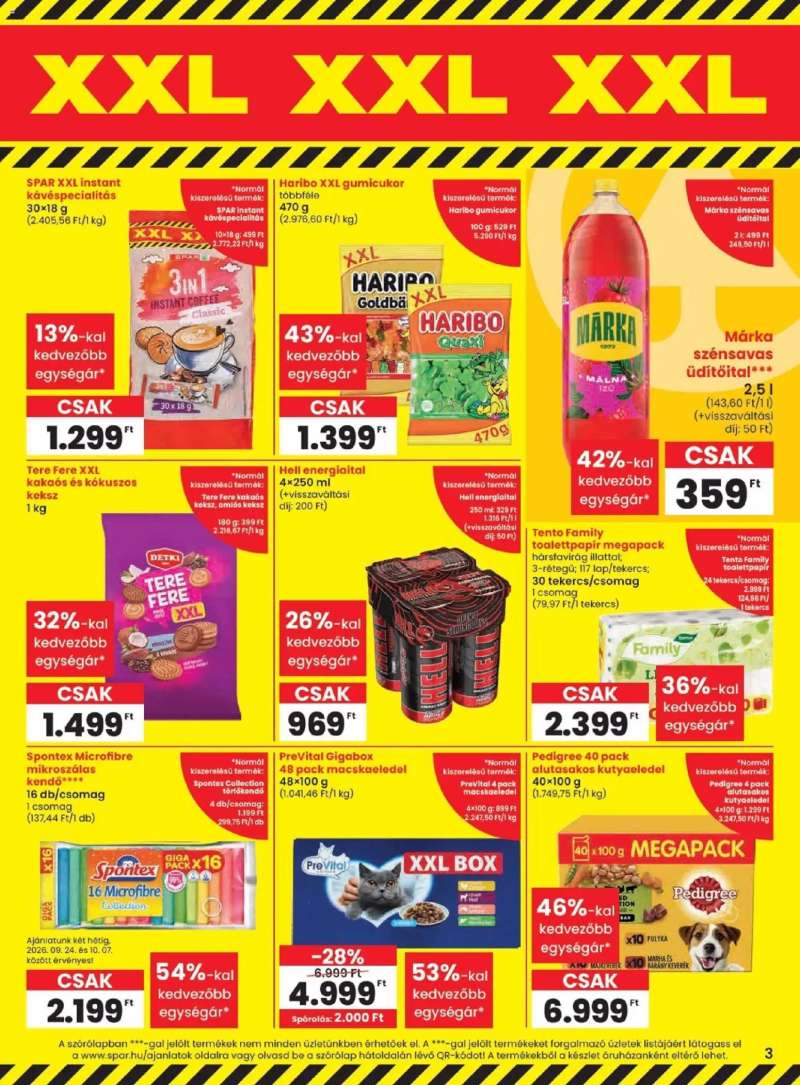 Spar Spar akciós újság 3 oldal