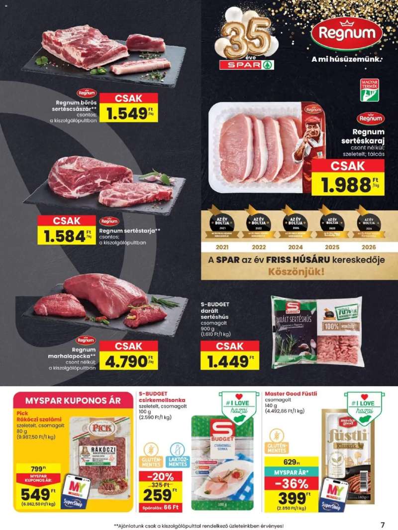 Spar Spar akciós újság 7 oldal
