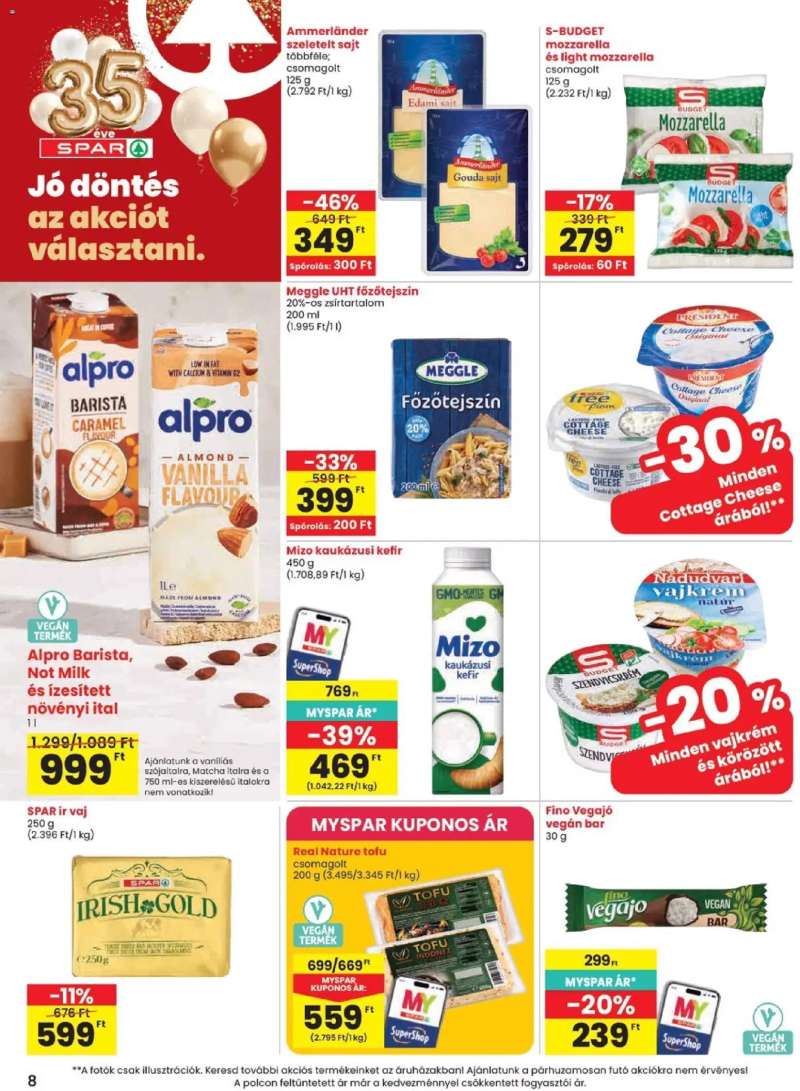 Spar Spar akciós újság 8 oldal