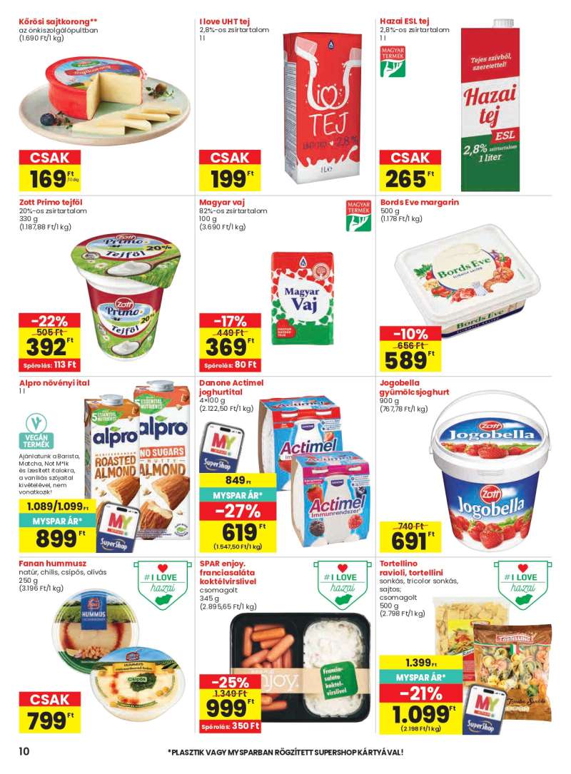 Spar Akciós Újság 10 oldal