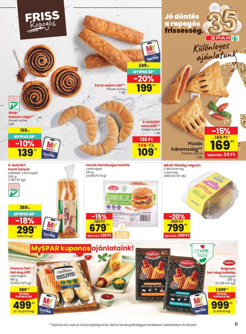 Spar Akciós Újság 11 oldal