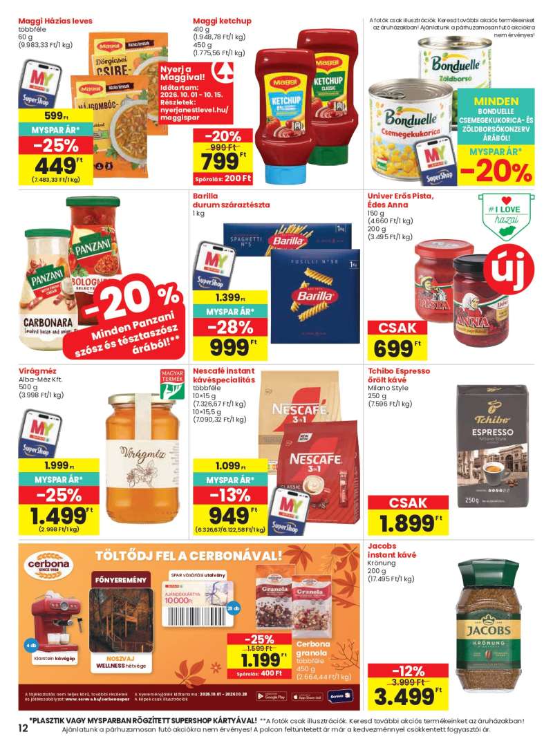 Spar Akciós Újság 12 oldal