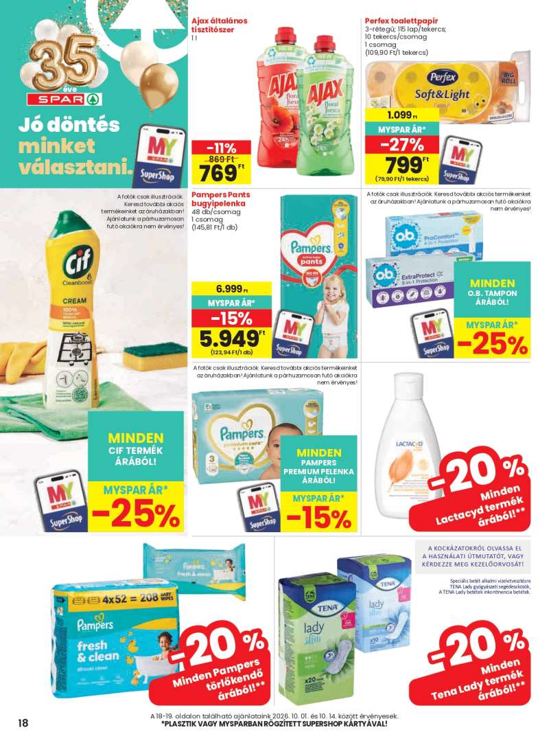 Spar Akciós Újság 18 oldal