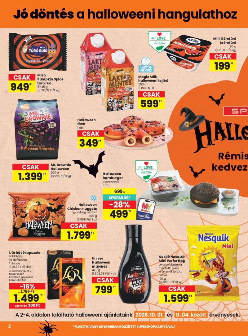 Spar Akciós Újság 2 oldal
