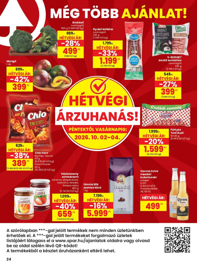 Spar Akciós Újság 24 oldal