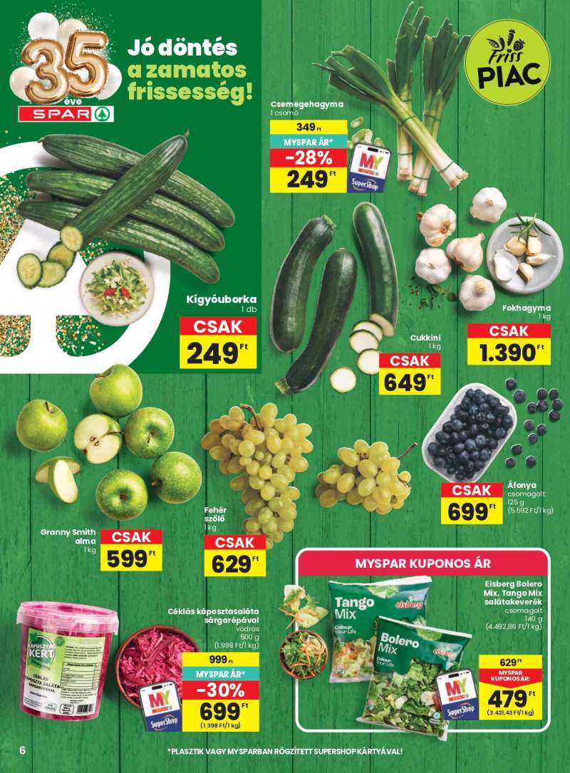 Spar Akciós Újság 6 oldal