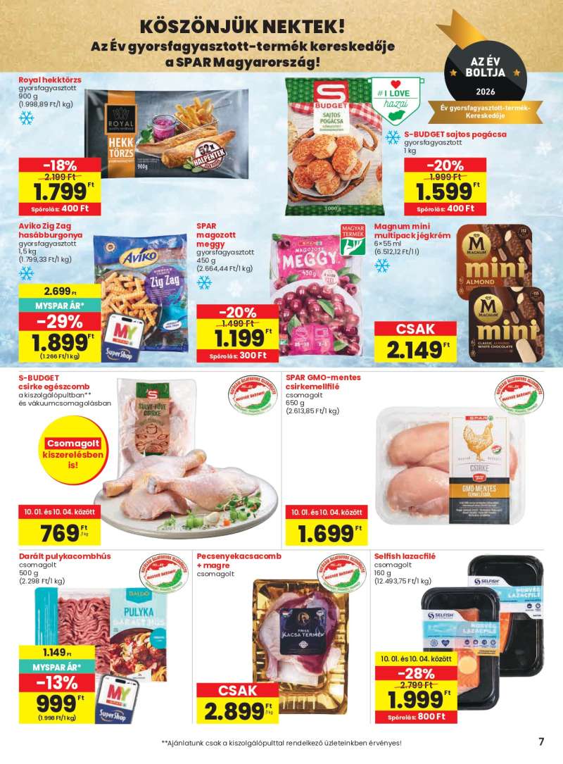 Spar Akciós Újság 7 oldal