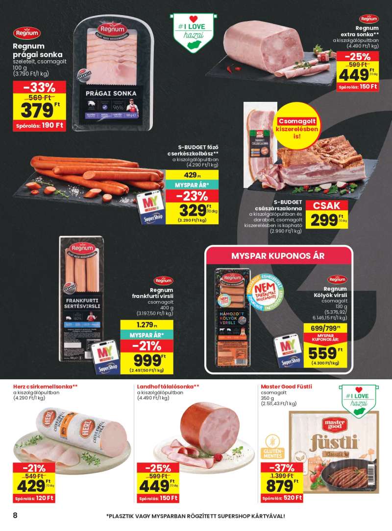 Spar Akciós Újság 8 oldal