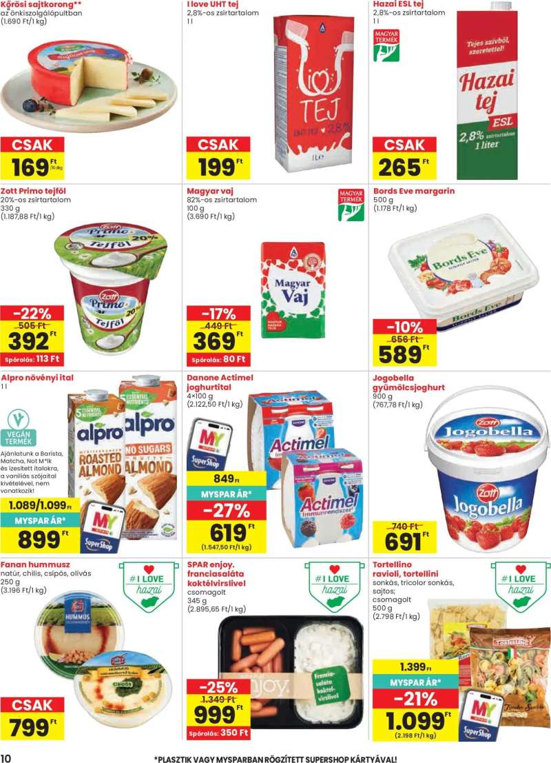 Spar Spar akciós újság 10 oldal