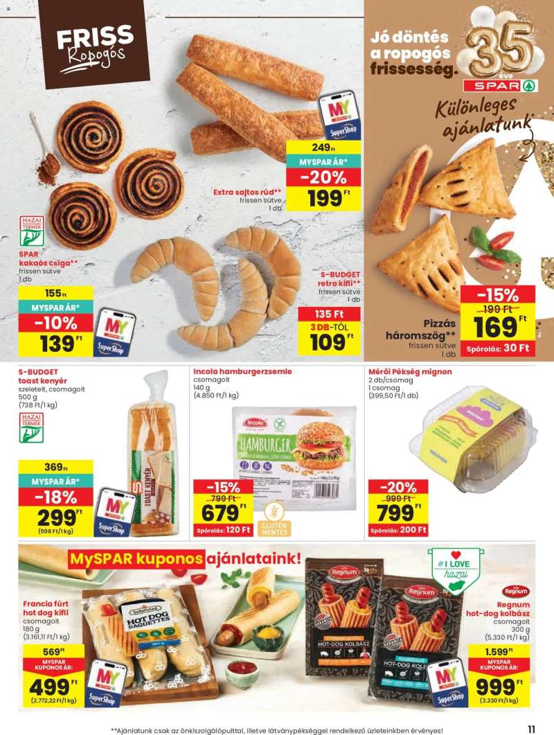 Spar Spar akciós újság 11 oldal